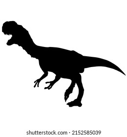 Black Dinosaur Silhouette Vector Images Stock Illustration 2152585039 ...