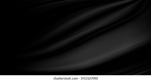 Black Fabric Texture Background Illustration