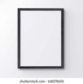 Black Frame On White Background