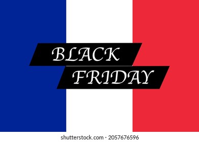 Black Friday, France Flag Photo Background