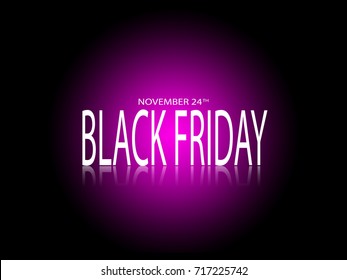 BLACK FRIDAY ON BLACK BACKGROUND