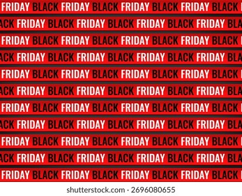 Black Friday red seamless pattern background. Set of Black Friday sale backgrounds.