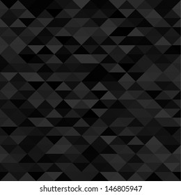 Black Geometric Background 