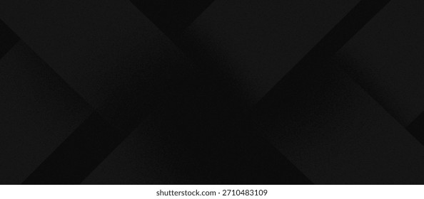 Black geometric rectangle pattern background. Luxury wallpaper. Minimal trendy clean geometry banner. flyer, cover, and brochure
