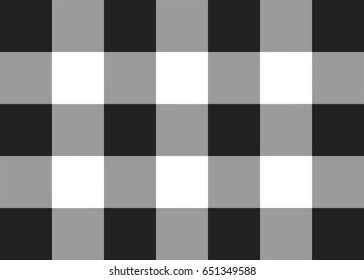 Black Gingham Pattern Background
