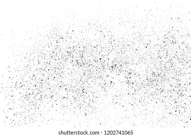 Black Grainy Texture Isolated On White Stock Illustration 1202741065 ...