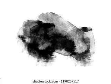 Abstract Ink Background Marble Style Black Stock Illustration 551935027 ...