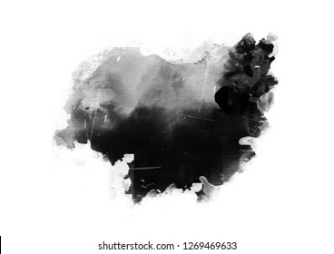 Black graphic color patches brush strokes effect background designs element