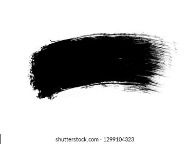 Brushstroke Isolated On White Background Vector Stock Vector (Royalty ...