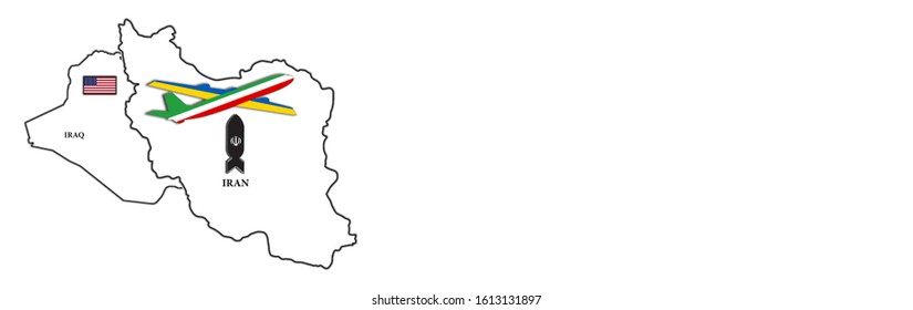 Black Graphic Of Ukrainian Passenger Plane Crash In Tehran