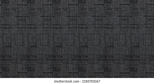 Black And Grey Hotel Carpet Texture. 3d Rendering.