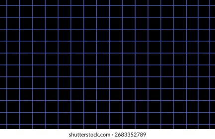 Black grid background with square pattern – perfect for technology design, digital wallpaper, blueprint layout, web UI, data chart template, and modern abstract tech background