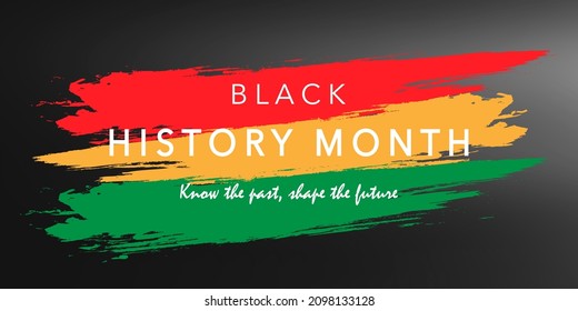 Black History Month Background Illustration