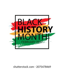 Black History Month Frame Background