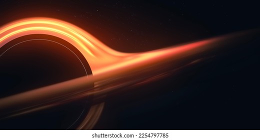 black hole with accretion disk