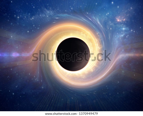 Black hole and gravitational waves in deep\
space, at the center of galaxy\
clusters