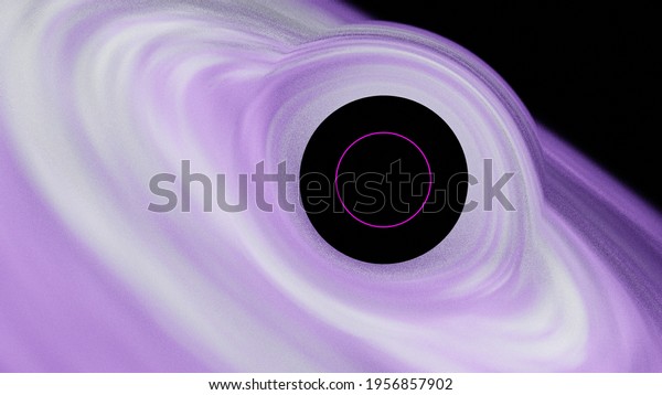 Black Hole Render Blender Cycles Beautiful Stock Illustration ...