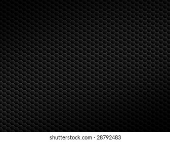 Black Honeycomb Abstract Background