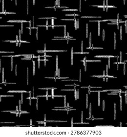 Black Knotty Texture: Intense Depth