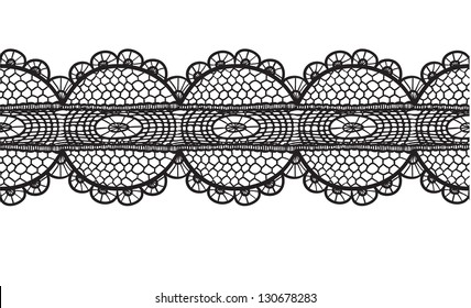 Black Lace Line Raster Stock Illustration 130678283 | Shutterstock