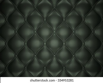 Black Leather Background Buttons Luxury Texture Stock Illustration