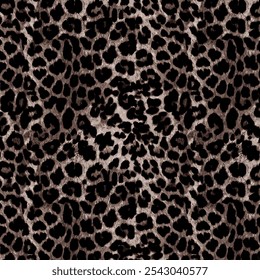 black leopard pattern on batik background