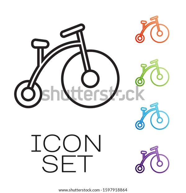bicycle with one big wheel