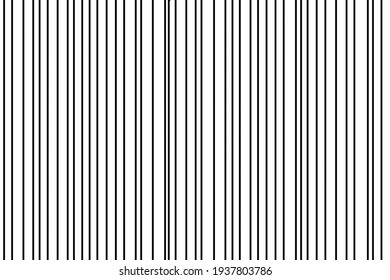 Black long straight line on white background