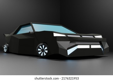 Black Low Poly Car Made In Blender Software.
Look Nice To Set As Desktop Wallpaper On Yout Pc
