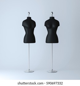 Black Mannequin 3d Rendering