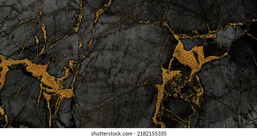 Black Marble Golden Veins Black Marbel Stock Illustration 2182155335 Shutterstock