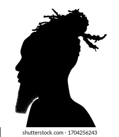 1,419 Silhouette dreadlocks Images, Stock Photos & Vectors | Shutterstock