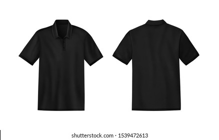 Blank Black Clean Tshirt Mockup Isolated Stock Photo 2210934397 ...