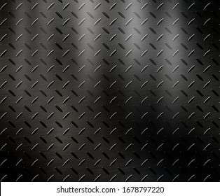 Black Metal Texture Background Dark Stainless Stock Illustration ...