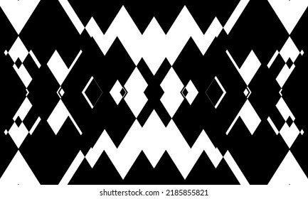 Black Mystical Patterns Incredible Optical Illusion Stock Illustration ...