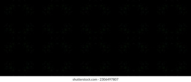 Black Old Pattern. Green Fabric Motif. Ink Retro Background. Cloth Dark Design Texture. Green Pen Scratch. Line Grainy Wall. Geometric Print Texture. Ethnic Dark Design. Floral Material Batik - Powered by Shutterstock