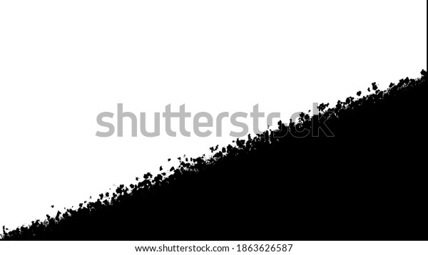 Black Paint Brush Stroke transitions Frame Intro\
Background 3d\
render