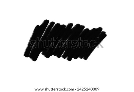 Black pencil scribble on white background