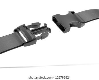 Black Plastic Buckle