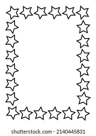 Black Rectangular Frame A4 Format Illustration Stock Illustration ...
