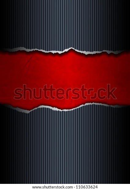 Black and Red Ripped Paper / Ripped paper\
background black and red with space for\
text