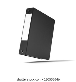 Black ring binder
