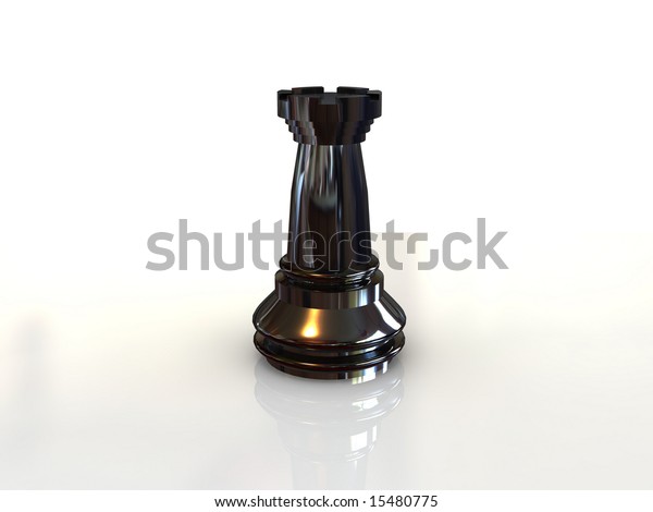 Black Rook Chess 3d Stock Illustration 15480775 | Shutterstock