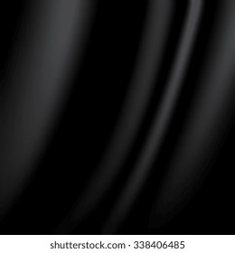 Black Satin Texture - Abstract Background