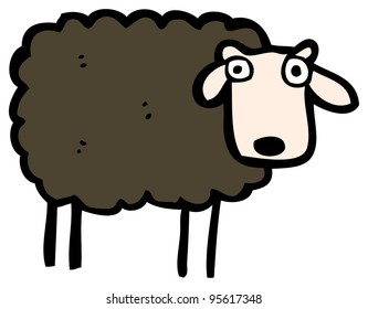 Black Sheep Cartoon