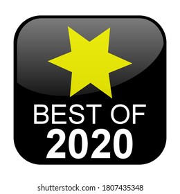 Black shiny button: Best of 2020