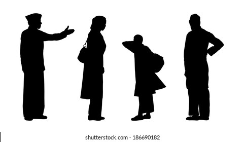 indian man silhouette images stock photos vectors shutterstock https www shutterstock com image illustration black silhouettes indian men women children 186690182