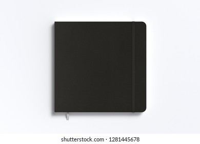 Moleskin Notebook Black Elastic Band Vector Stock Vector (Royalty Free ...