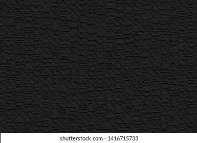 black structured craquleure decor pattern  - Shutterstock ID 1416715733