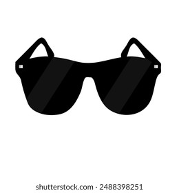 black sunglasses Icon Vector with light reflection Template Flat Design, isolated on a white background - Powered by Shutterstock